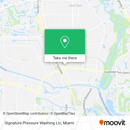 Signature Pressure Washing Llc map