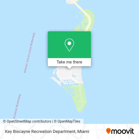 Key Biscayne Recreation Department map