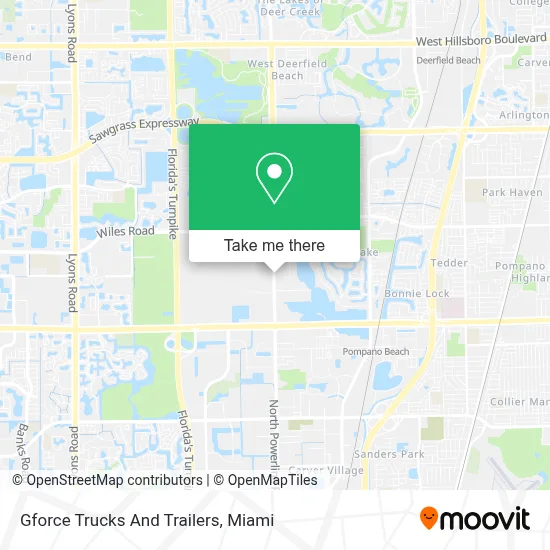 Gforce Trucks And Trailers map