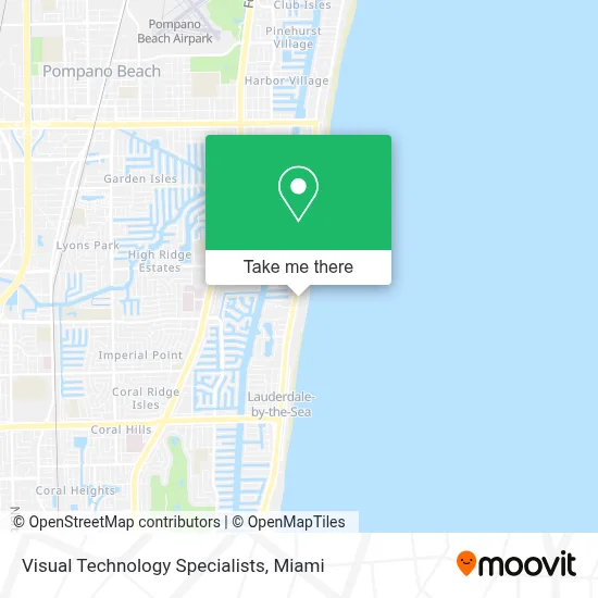 Visual Technology Specialists map
