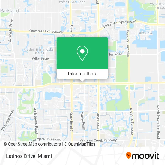 Latinos Drive map