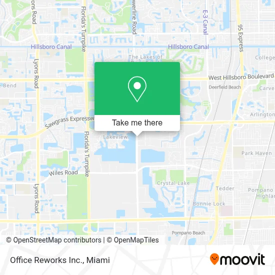 Office Reworks Inc. map