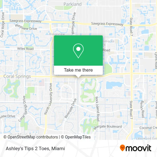 Ashley's Tips 2 Toes map