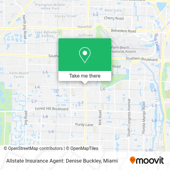Allstate Insurance Agent: Denise Buckley map