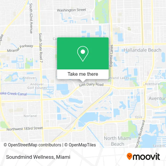 Soundmind Wellness map