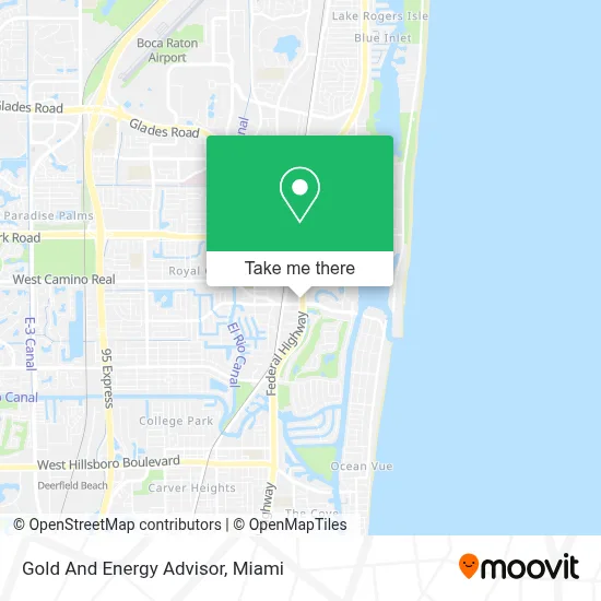 Gold And Energy Advisor map