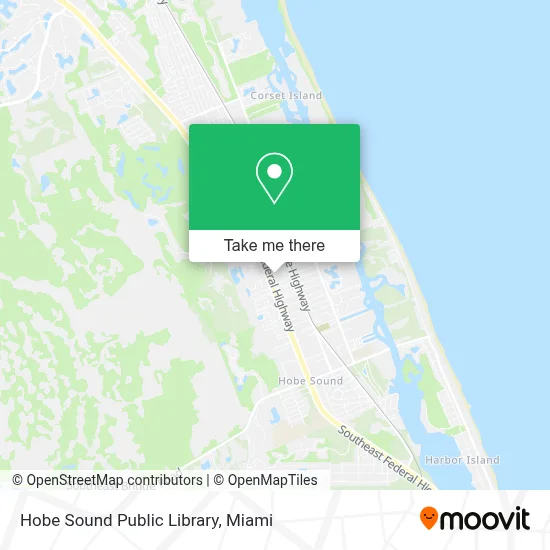 Hobe Sound Public Library map
