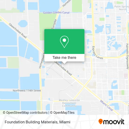 Foundation Building Materials map