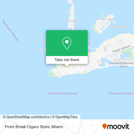 Point Break Cigars Store map