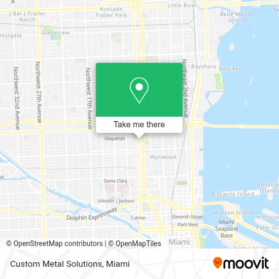 Custom Metal Solutions map