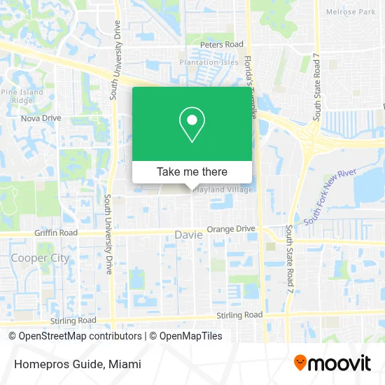 Homepros Guide map