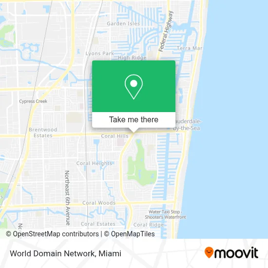 World Domain Network map