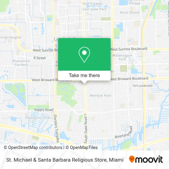 St. Michael & Santa Barbara Religious Store map