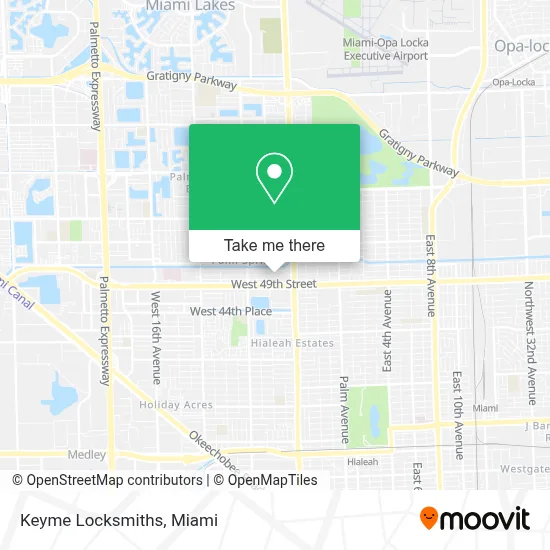 Keyme Locksmiths map