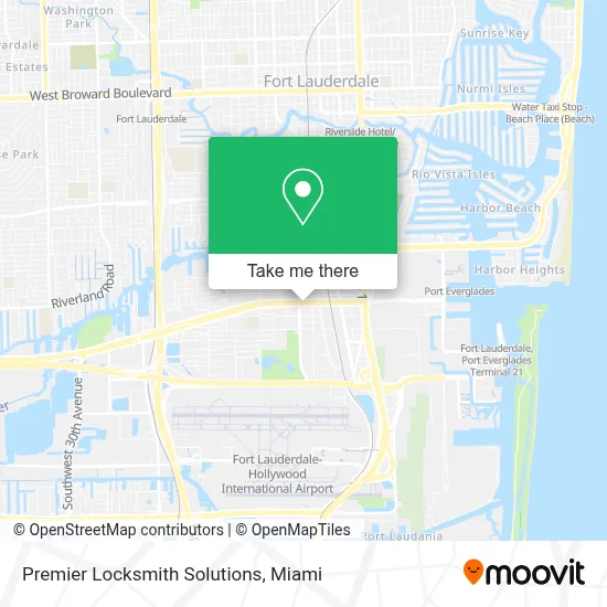 Premier Locksmith Solutions map