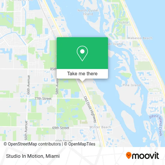 Studio In Motion map