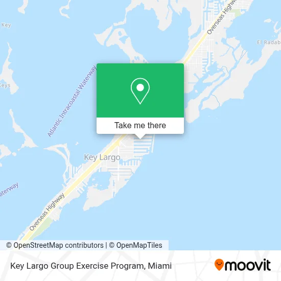 Key Largo Group Exercise Program map