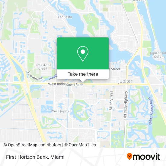First Horizon Bank map