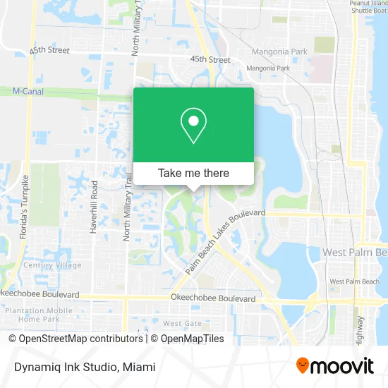 Dynamiq Ink Studio map