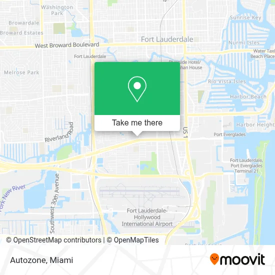 Autozone map