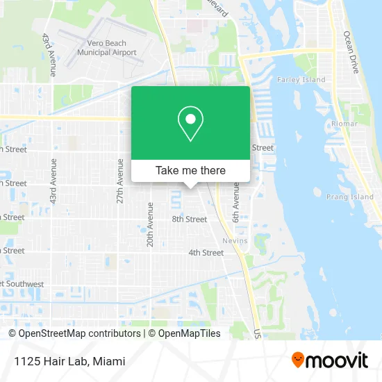 1125 Hair Lab map