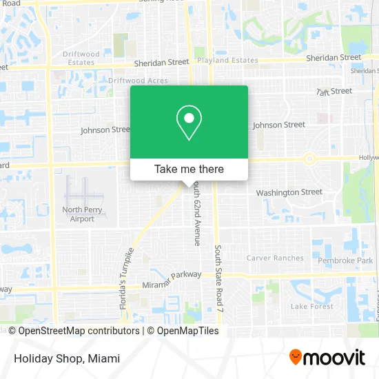 Holiday Shop map