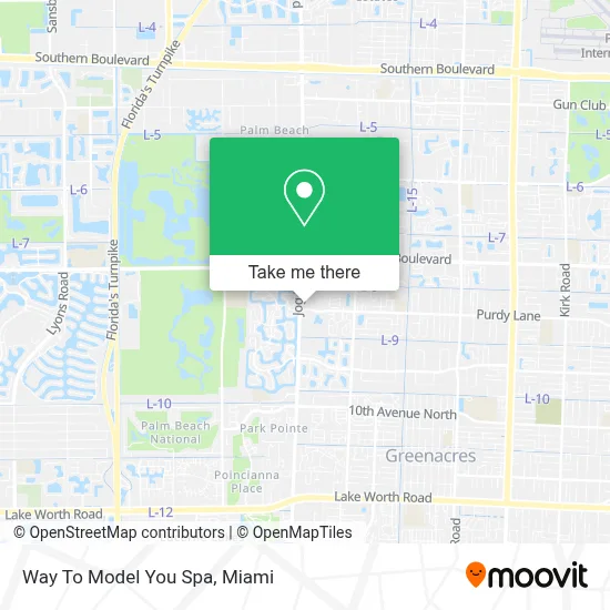 Way To Model You Spa map