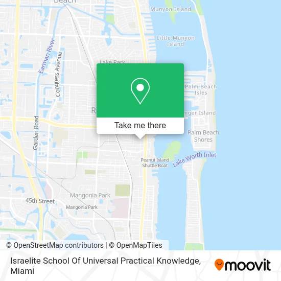 Israelite School Of Universal Practical Knowledge map