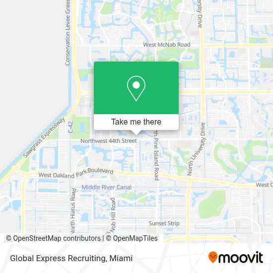 Global Express Recruiting map
