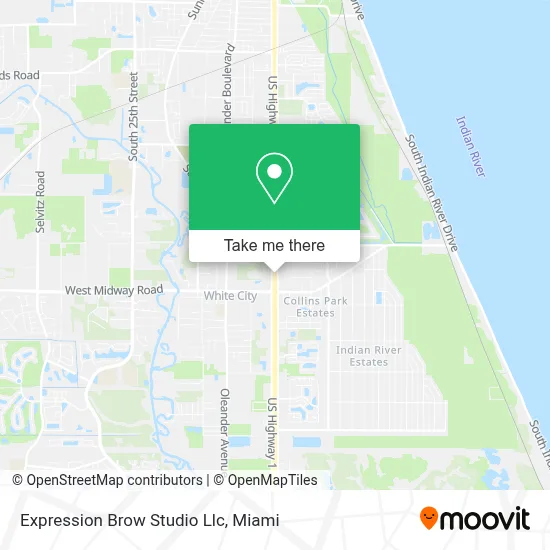 Expression Brow Studio Llc map