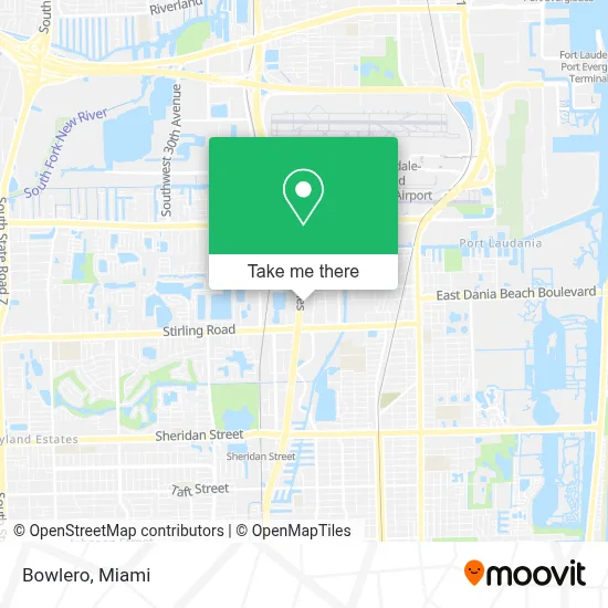 Bowlero map
