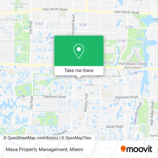 Maxa Property Management map