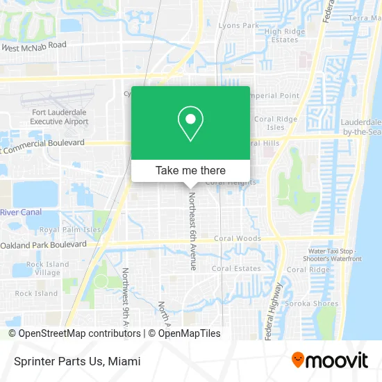 Sprinter Parts Us map