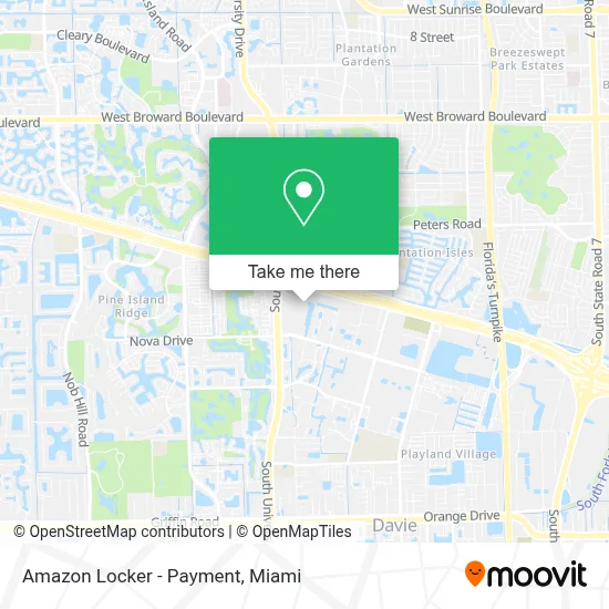 Amazon Locker - Payment map