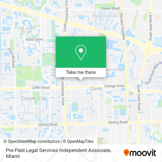 Pre-Paid Legal Services Independent Associate map