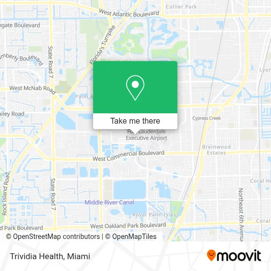 Trividia Health map