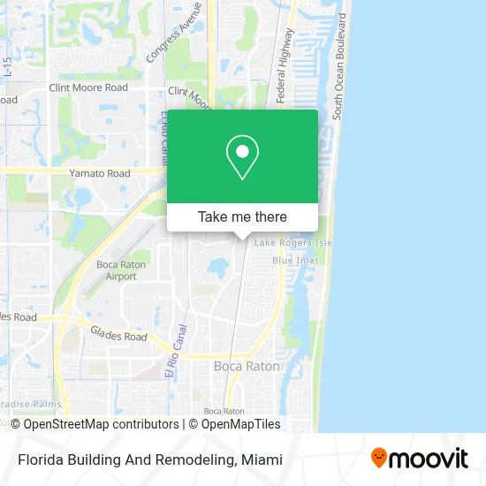Florida Building And Remodeling map