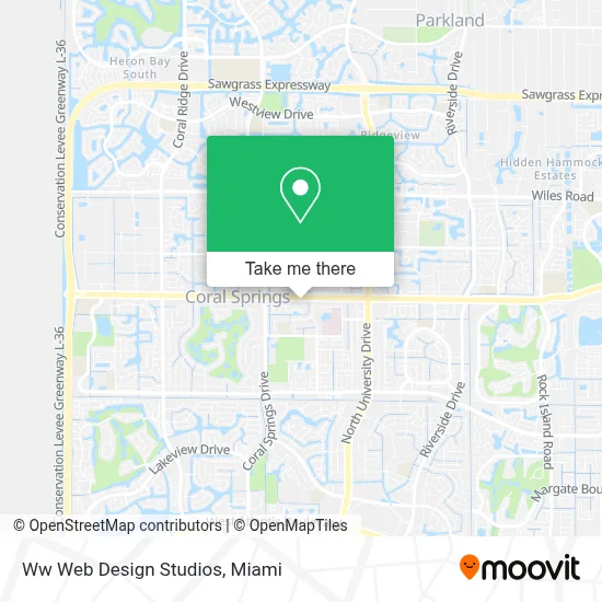 Ww Web Design Studios map
