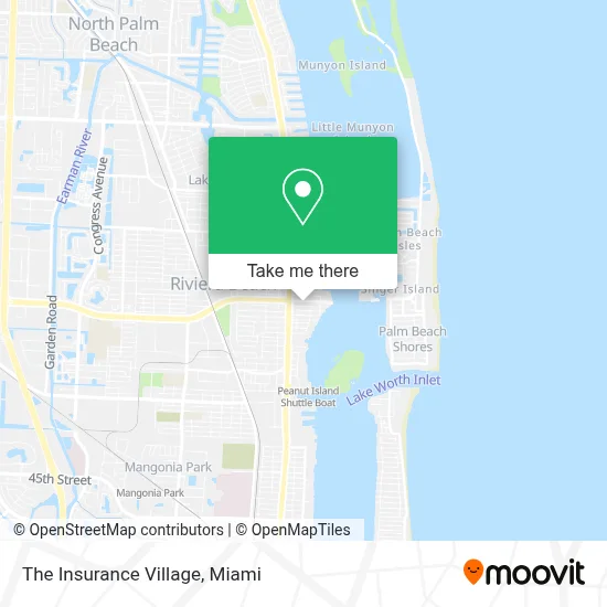 The Insurance Village map
