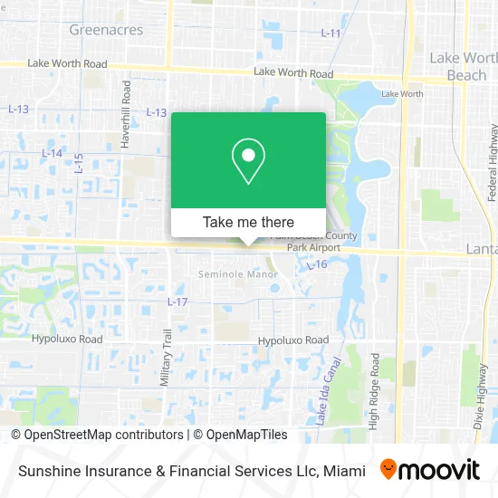 Sunshine Insurance & Financial Services Llc map