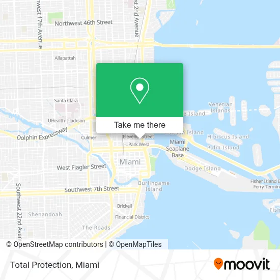 Total Protection map