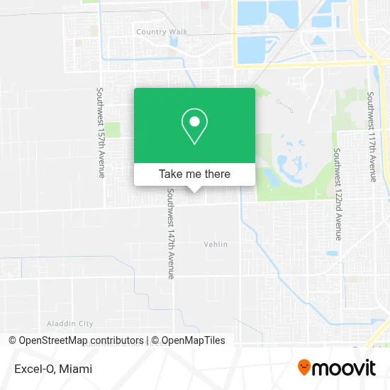 Excel-O map