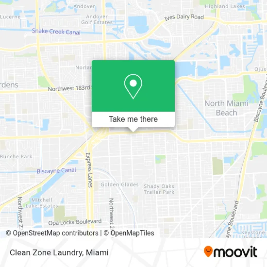 Clean Zone Laundry map