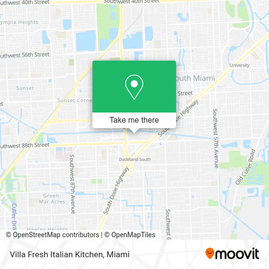 Villa Fresh Italian Kitchen map