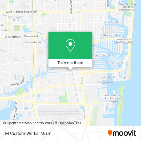 M Custom Works map