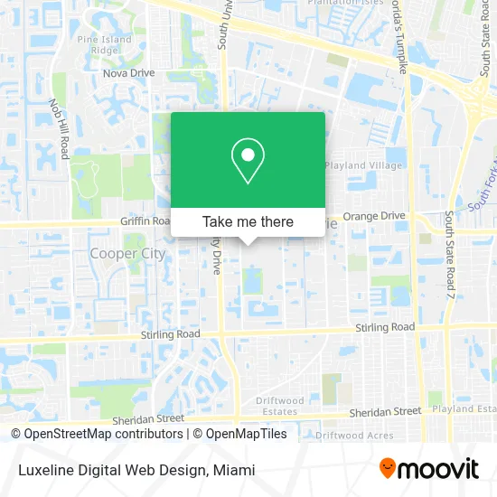 Luxeline Digital Web Design map