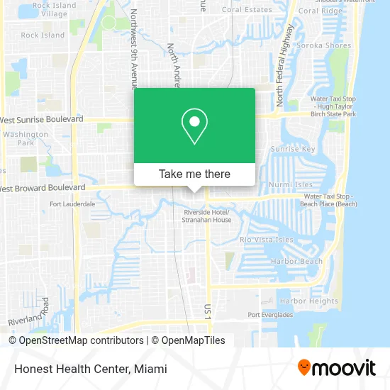 Honest Health Center map