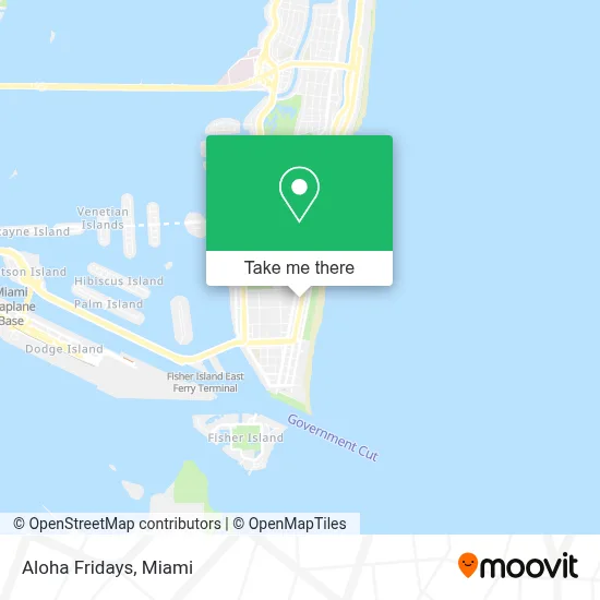 Aloha Fridays map