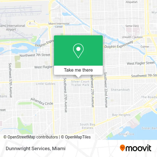 Dunnwright Services map