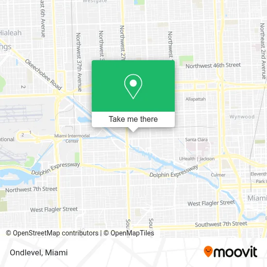 Ondlevel map